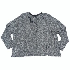 Eileen Fisher BLOOMINGDALES Round Neck Black Knit Jacket 3X Plus Size